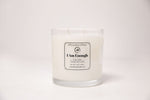 Dark Cedar " I AM Enough" Affirmation Candle - 17.5 oz