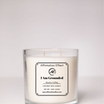 Mocha Coffee "I Am Grounded" Affirmation Candle - 16oz