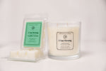 Vanilla Coconut "I Am Strong" Affirmation Candle- 17.5 oz